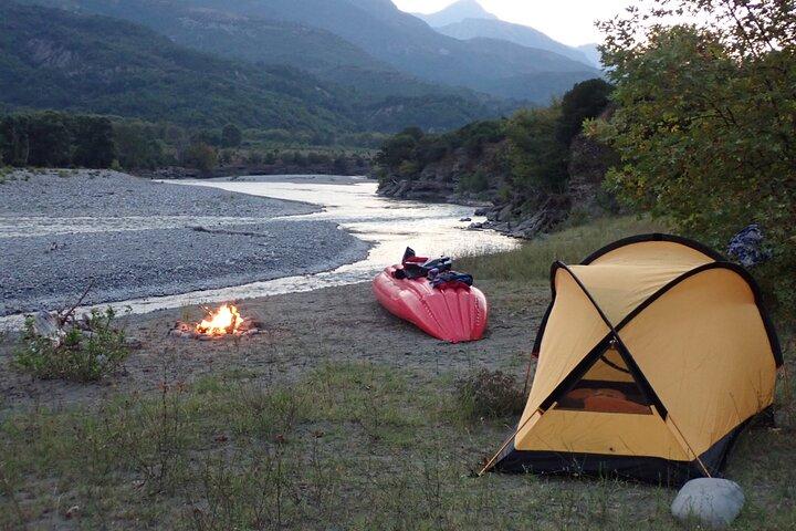 Multi Day Kayaking In Vjosa River ,Camping -6 Days