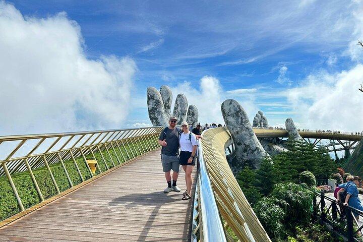 Private Tour Ba Na Hills / Golden Hand Bridge & Marble Mountain