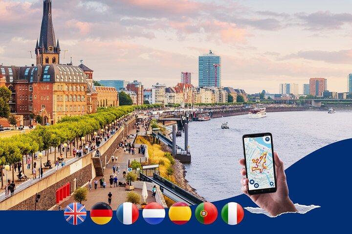 Dusseldorf: Walking Tour with Audio Guide on App