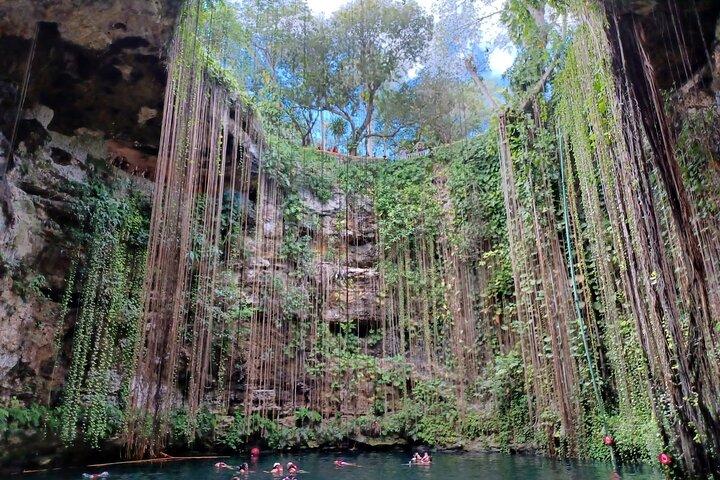 Chichen Itza Premium Swim in Cenote Ikkil Explore Izamal Village