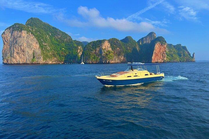 Full-Day Private Phi Phi Islands Speedboat Charter By V.Marine Tour