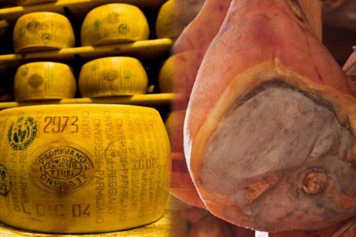 Tour Parmigiano Reggiano dairy and Parma ham 