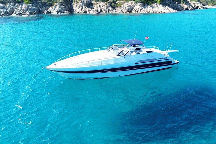 Full Day Private Yacht Charter on our Pershing 40 in Saint Tropez