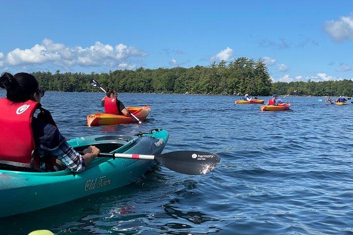 Scenic Sebago Lake Historical Tour by Kayak