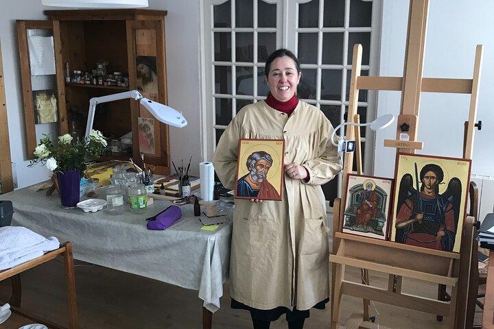 Private Icon Painting Workshop in Lourdes