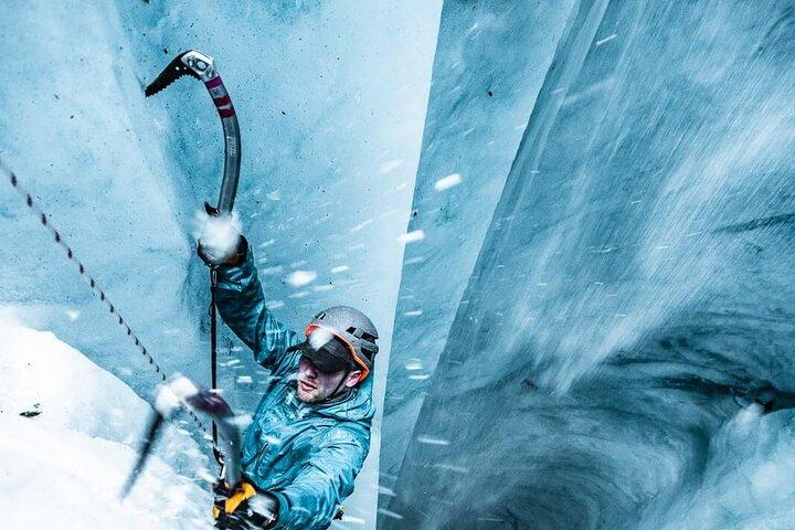 Private Zip Line, Ice Climbing, and Ice Cave Experience