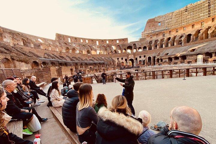 Rome: Colosseum with Arena and Ancient Rome Tour