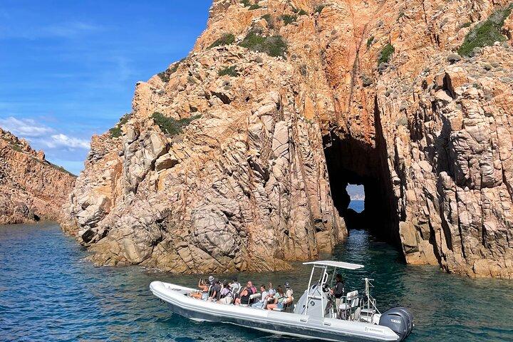 Cruise in Corsica Scandola Girolata and Calanques de Piana in Semi-Rigid