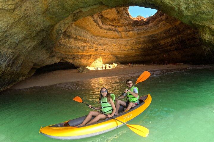 Sunrise Small Group Kayak Experience in BENAGIL Cave & 4k Photos 