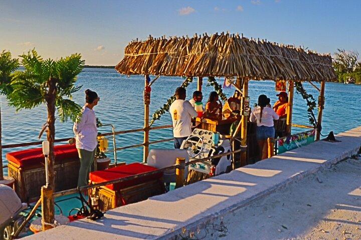 Sunset Tiki Bar Cruise in Caye Caulker, Belize