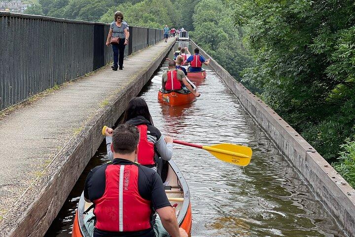 Small Group Pontcysyllte Aqueduct Canoe Trip