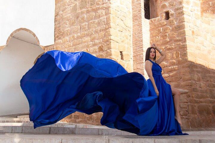 Private Flying Dress Photoshoot in Rabat