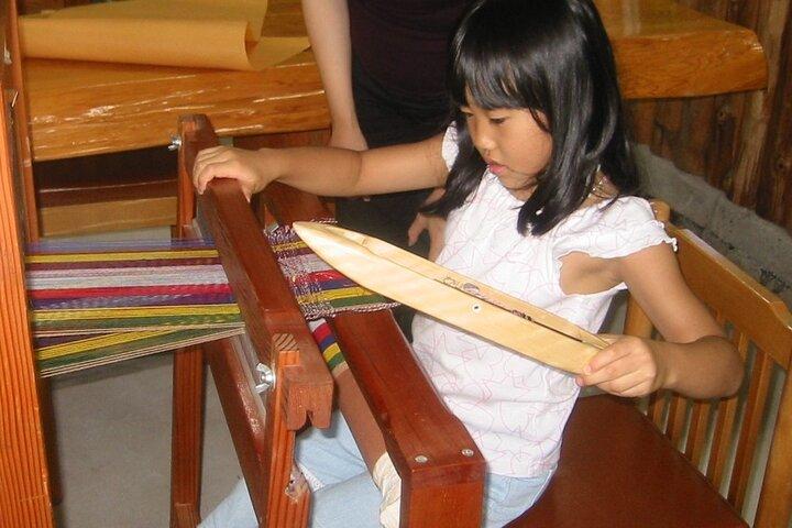 Children's Oshima Tsumugi Handwoven Private Experience