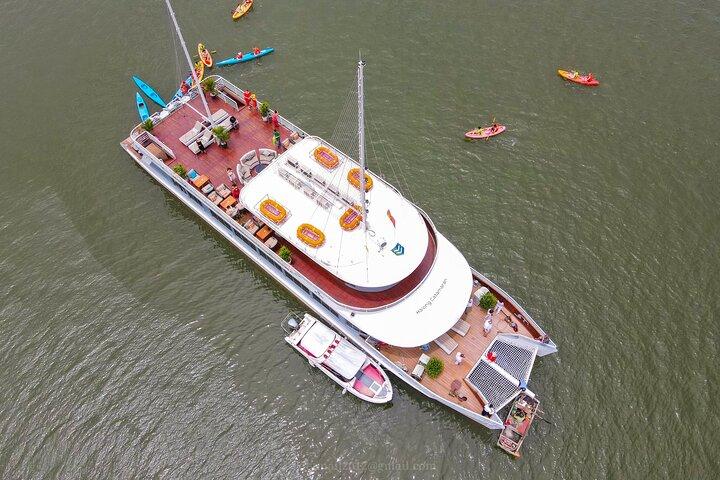 THE HALONG CATAMARAN - Premium Day Cruise on Bay with Water Slide