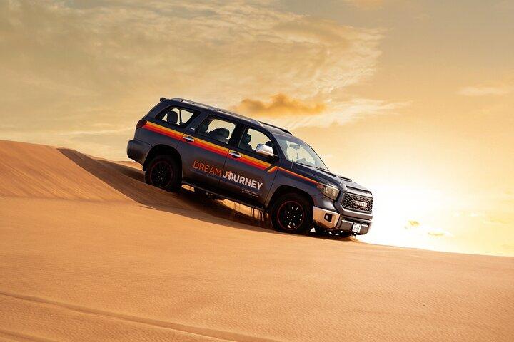 Dubai Red Dune Desert Safari, Camels, Sandboarding & BBQ Options