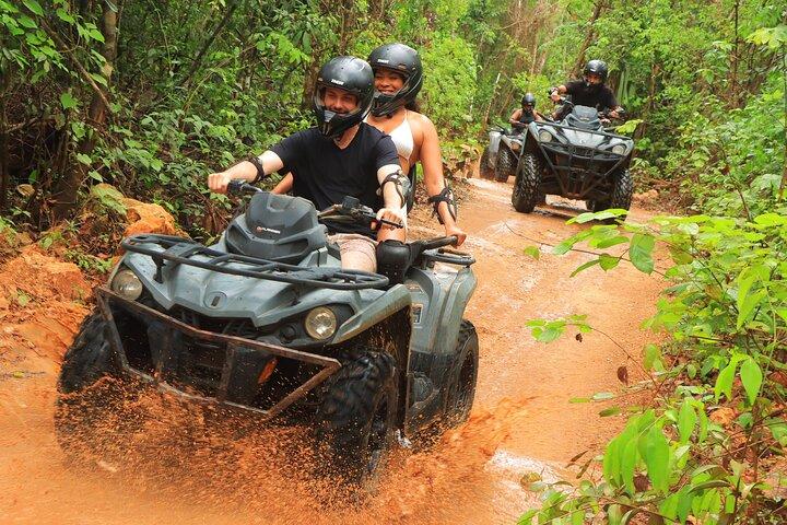 Hidden Cenote Swim & ATV Jungle Adventure with Transportation