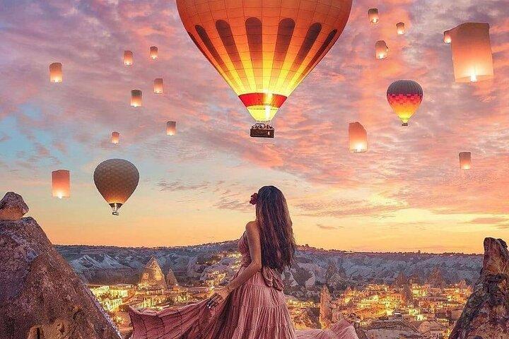 One Hour Cappadocia Hot Air Balloon Tour on Fairy Chimneys