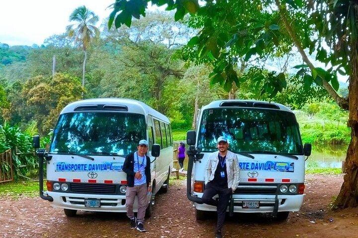 SHUTTLE services from airport to any location in Managua.