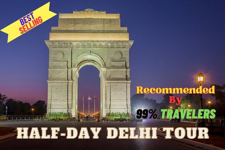 Delhi All Inclusive Half-Day City Tour With Guide