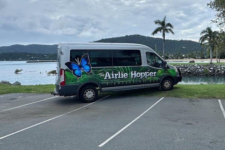 The Airlie Hopper Sightseeing Bus with lunch at Georges Diner.