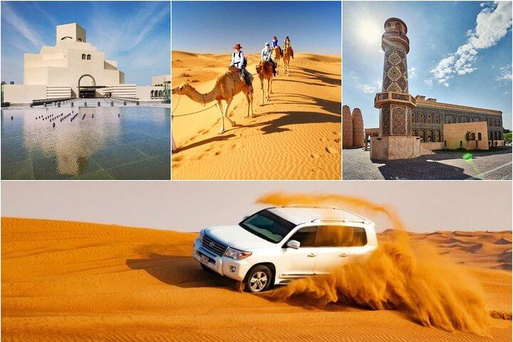 Fullday City Tour and Desert Safari with Camel Ride and SandBoard