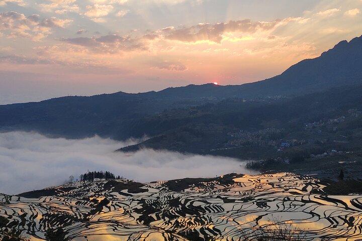 3days to Stone forest Yuanyang terrace sunset &local market 