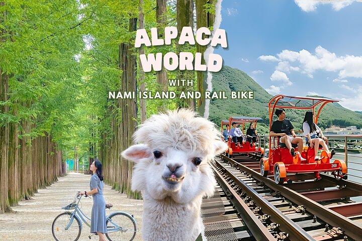 Alpaca World and Nami Island with Gangchon Rail Bike Tour