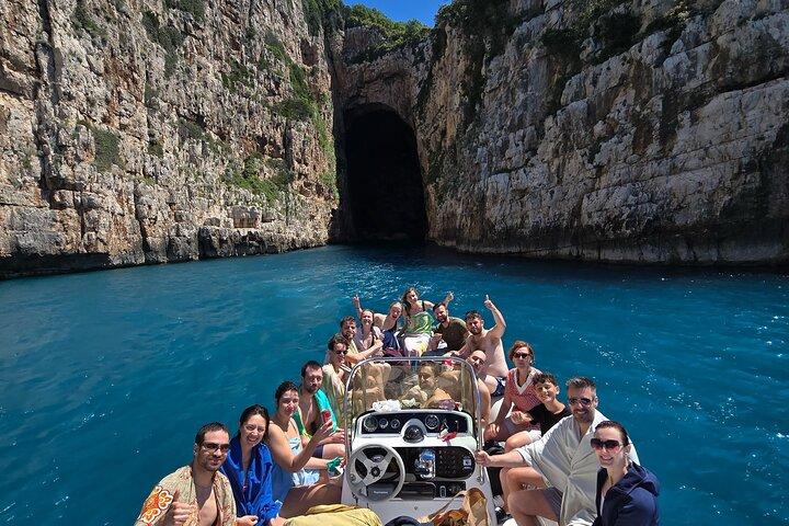 Boat Tour to Sazan Island Haxhi Ali Cave and Karaburun Peninsula
