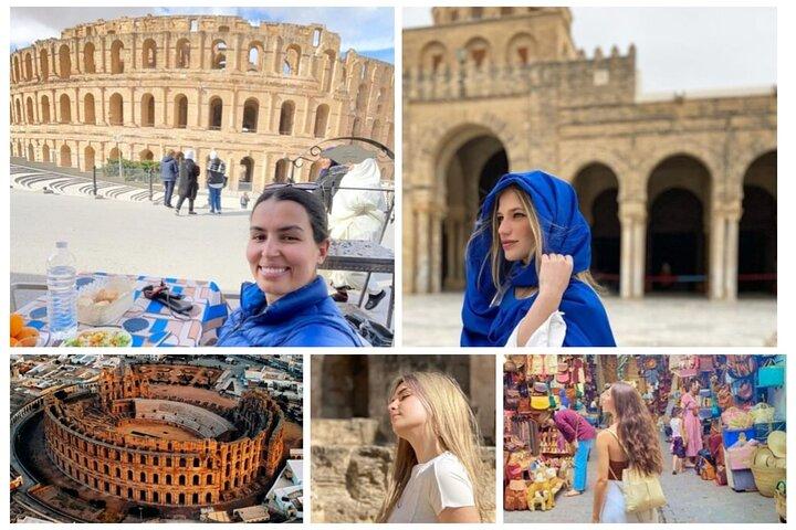 Fun Tour: El Jem Colosseum, Kairouan + Medina, Monastir/Sousse