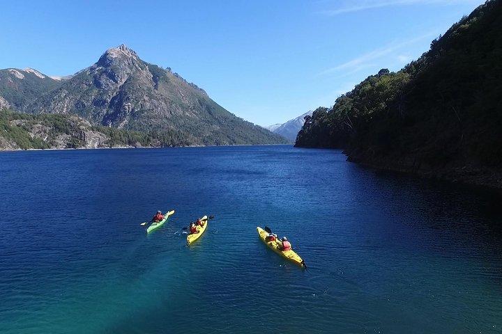 Half a day of kayaking on the Nahuel Huapi lake in private service