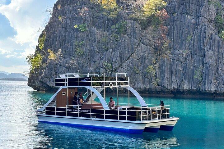 Coron Island Hopping via Private Double Decker Party Boat